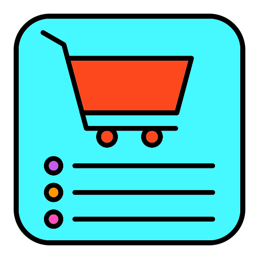 Shopping app - Free commerce and shopping icons