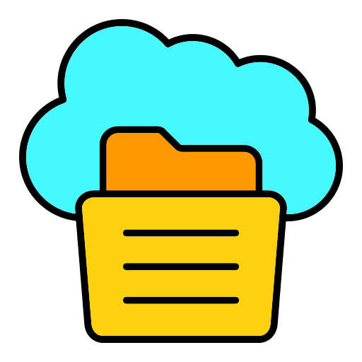 Cloud storage free icon