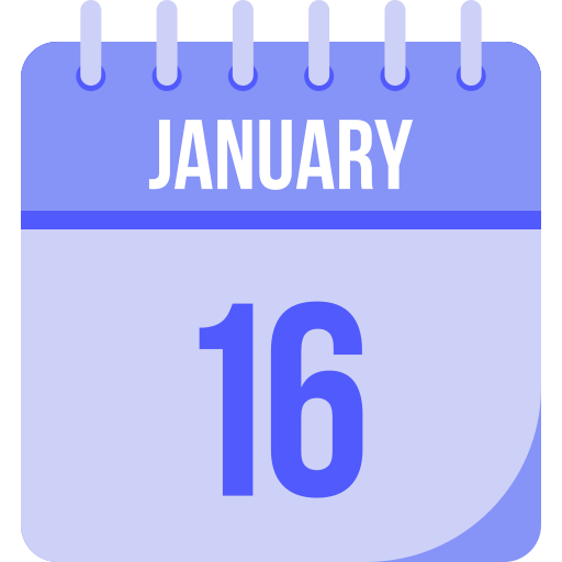 dieciséis icono gratis