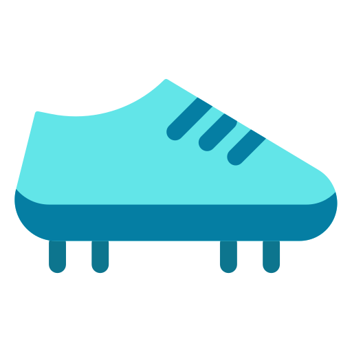 zapato de futbol icono gratis