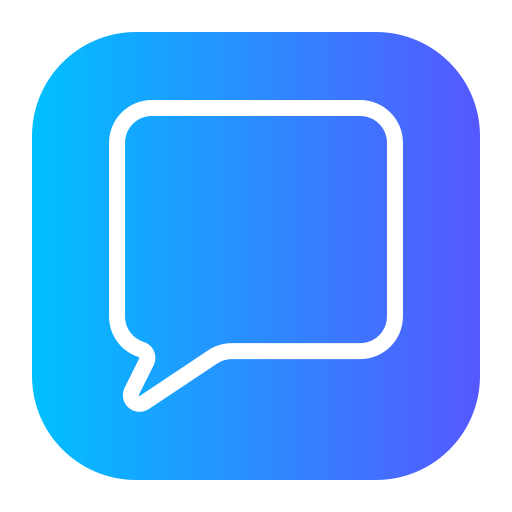 Chat Generic gradient fill icon