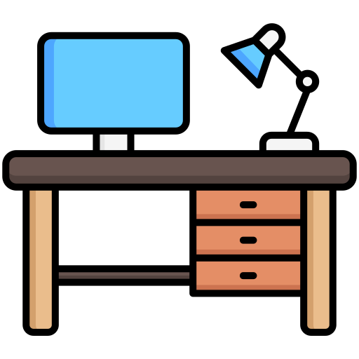 Work table Generic color lineal-color icon