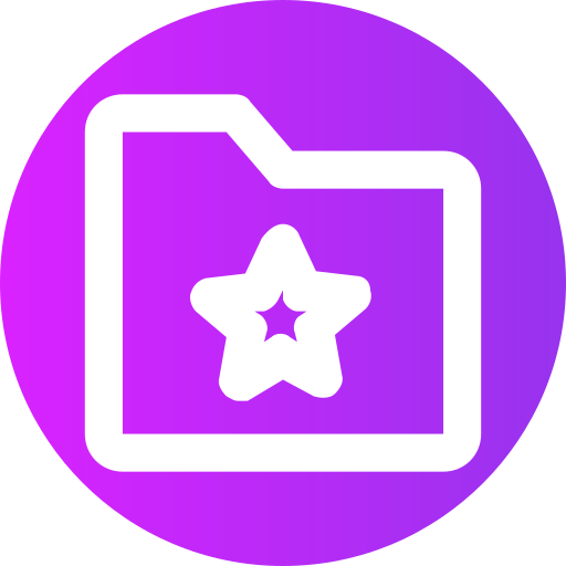 Folder Generic gradient fill icon