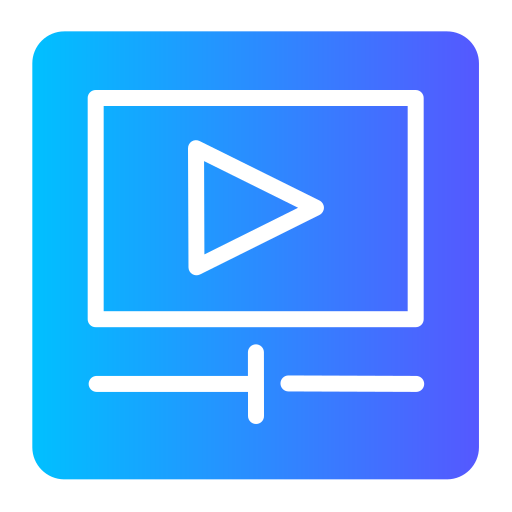 reproductor de video icono gratis