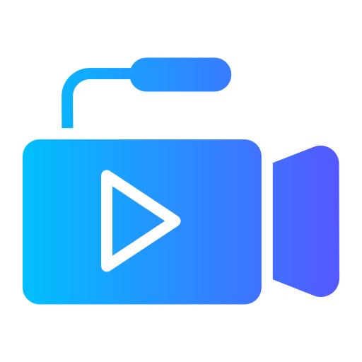 grabación de vídeo icono gratis