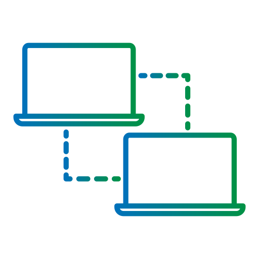 compartir base de datos icono gratis