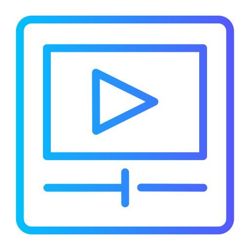 reproductor de video icono gratis