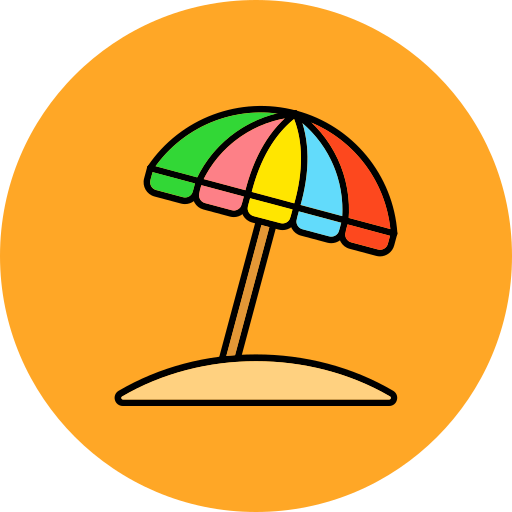 Sun Umbrella free icon Sun Umbrella free icon