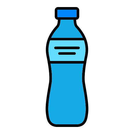 Water bottle Generic Outline Color icon