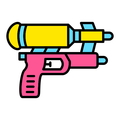 pistola de agua icono gratis