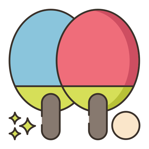 tenis de mesa icono gratis