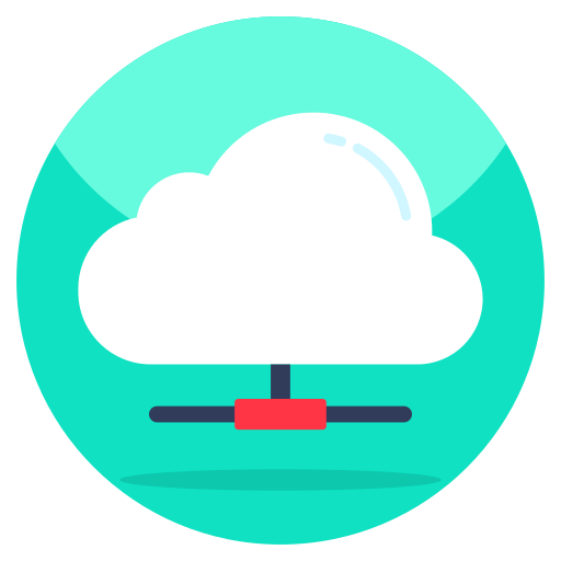 compartir en la nube icono gratis