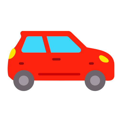 Car Generic color fill icon