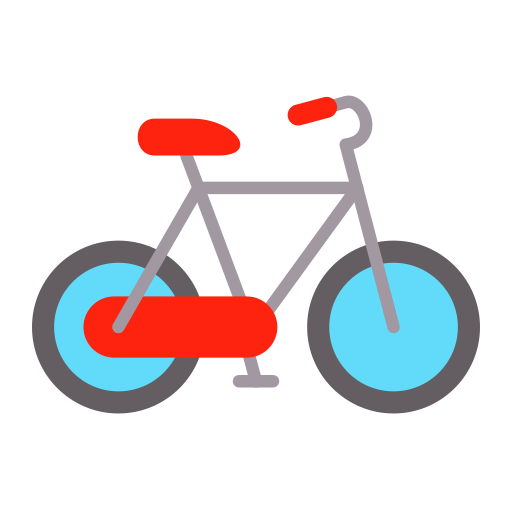 Bicycle Generic color fill icon