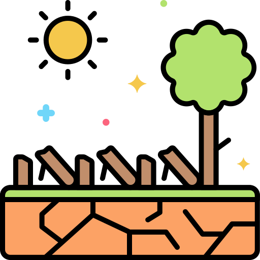 la déforestation Icône gratuit