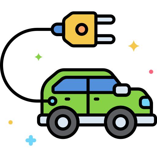 Electric Car - Free transportation icons