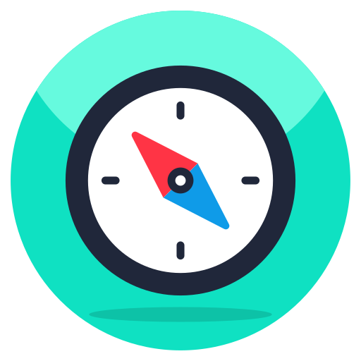 Compass Generic color fill icon