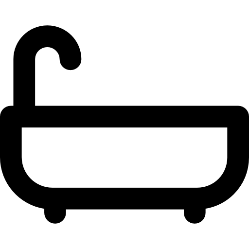 Bathtup Curved Lineal icon