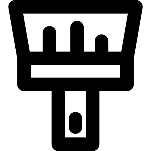 cepillo de pintura icono gratis