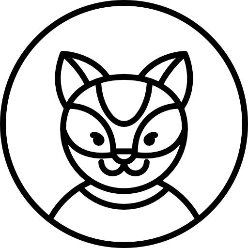 máscara de gato icono gratis