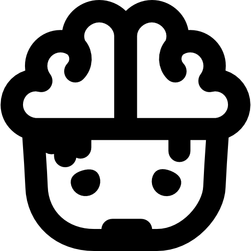 cerebro monstruo icono gratis