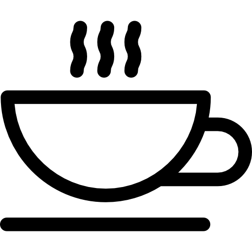 café caliente icono gratis