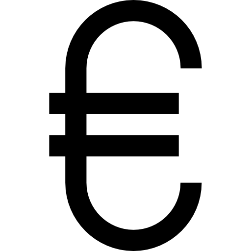 euro icono gratis