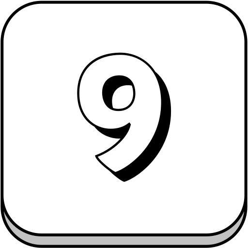 Number 9 Generic color lineal-color icon