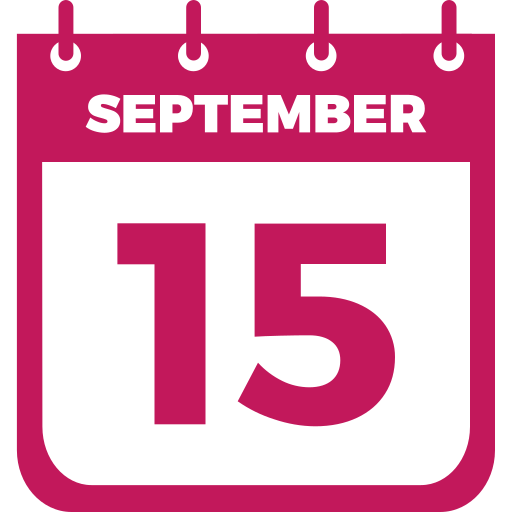 15 septembre Icône gratuit 15 septembre Icône gratuit