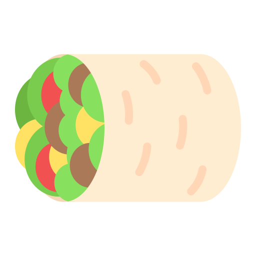 burrito icono gratis