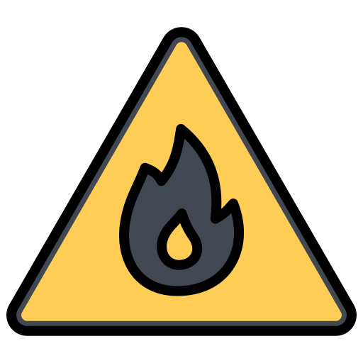 Flammable - Free signaling icons