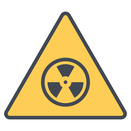 radioactivo icono gratis