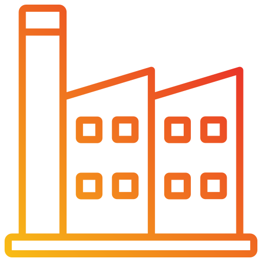 Factory Generic gradient outline icon