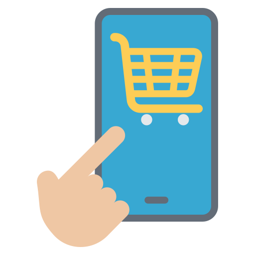 comercio electrónico icono gratis