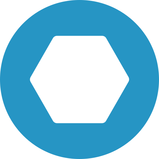 vertical icon hexagon png