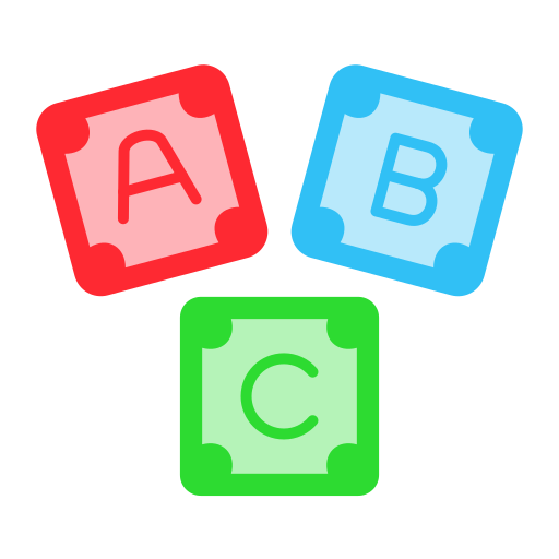 bloque abc icono gratis