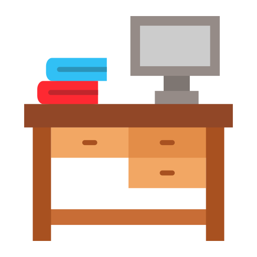 Desk Generic color fill icon