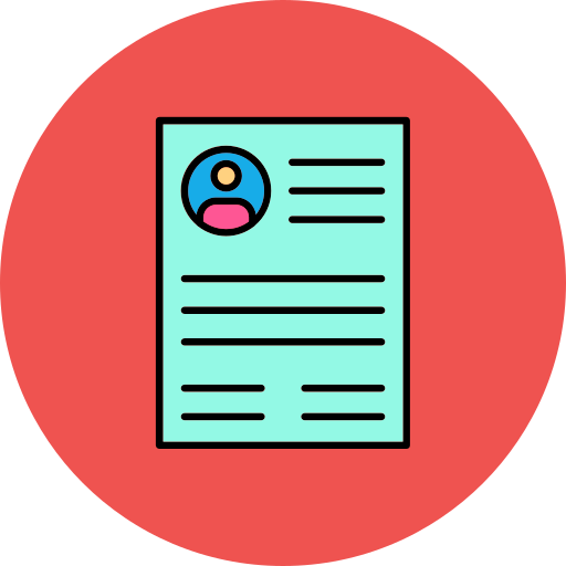 Resume - free icon