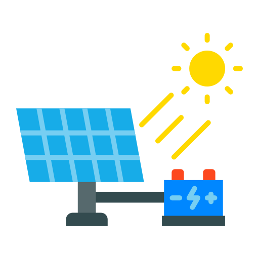 Solar Energy Generic color fill icon