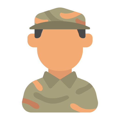 Soldier Generic color fill icon