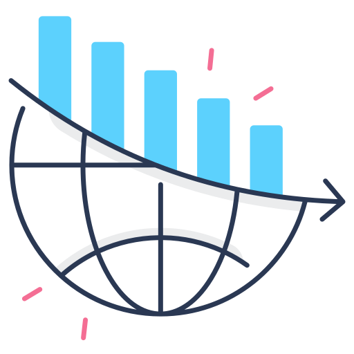 Économie mondiale Icône gratuit