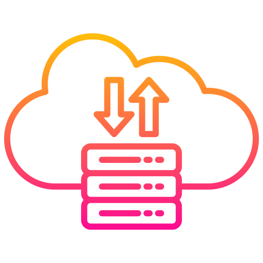 Cloud server Generic gradient outline icon