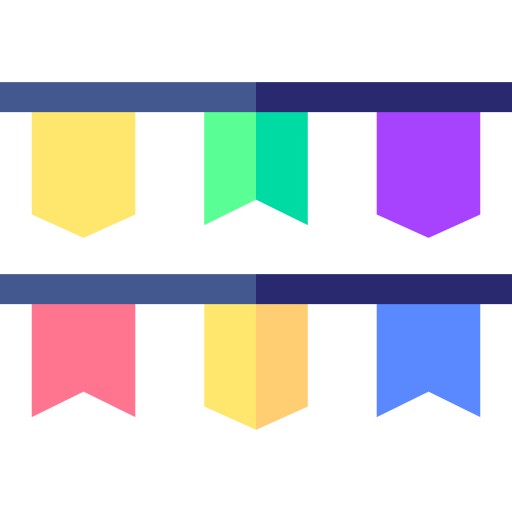 guirnaldas icono gratis