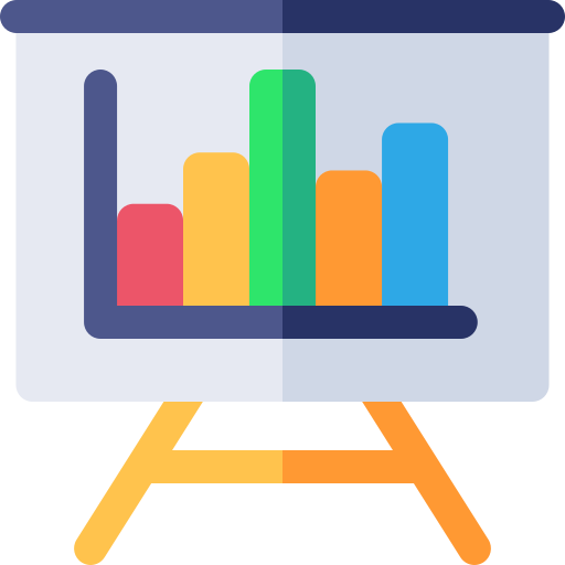 Diagram Basic Rounded Flat icon