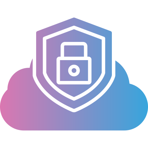seguridad de datos icono gratis