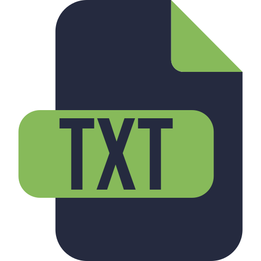 txt icono gratis