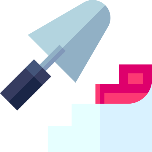 Concrete basic straight flat icon
