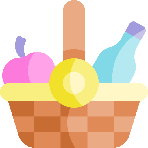 Picnic Kawaii Flat Icon