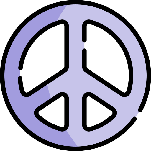 Peace Kawaii Lineal color icon