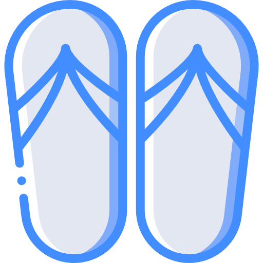 chancletas icono gratis